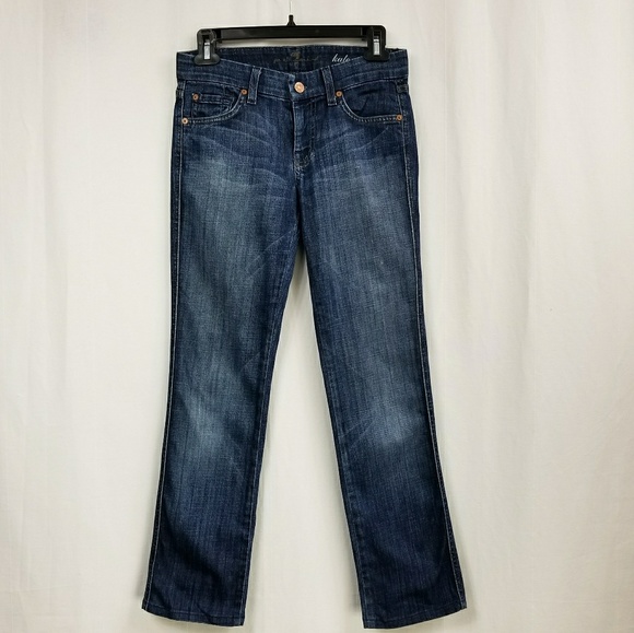 7FAM Kate Straight Leg 25x27 - Picture 2 of 7